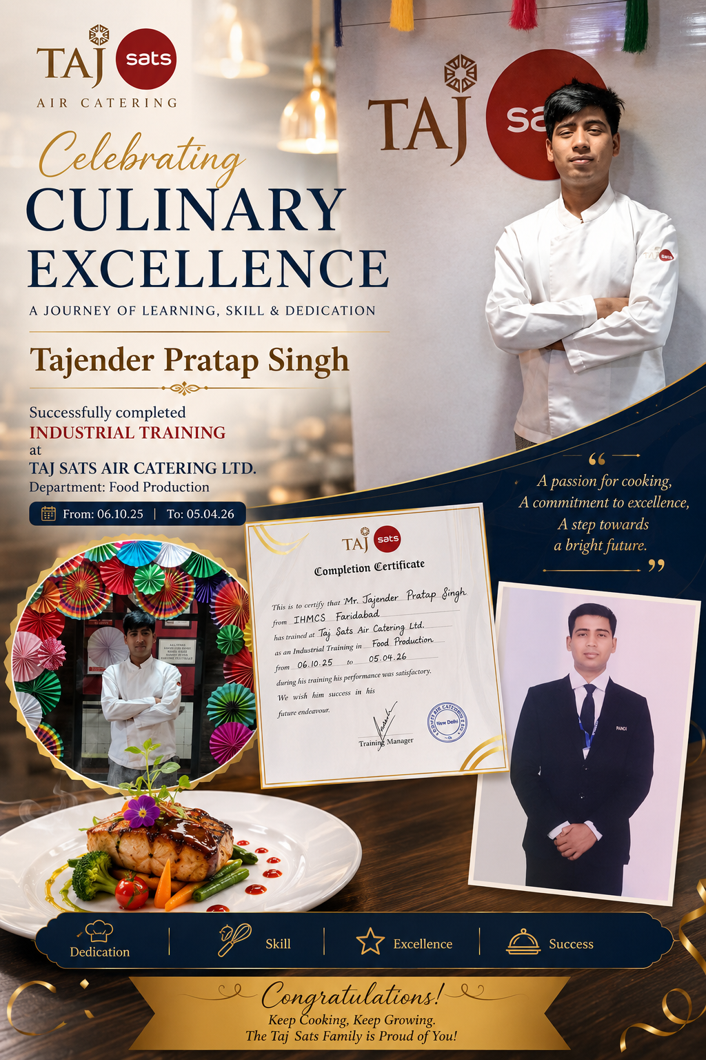 Culinary Excellence Certificate