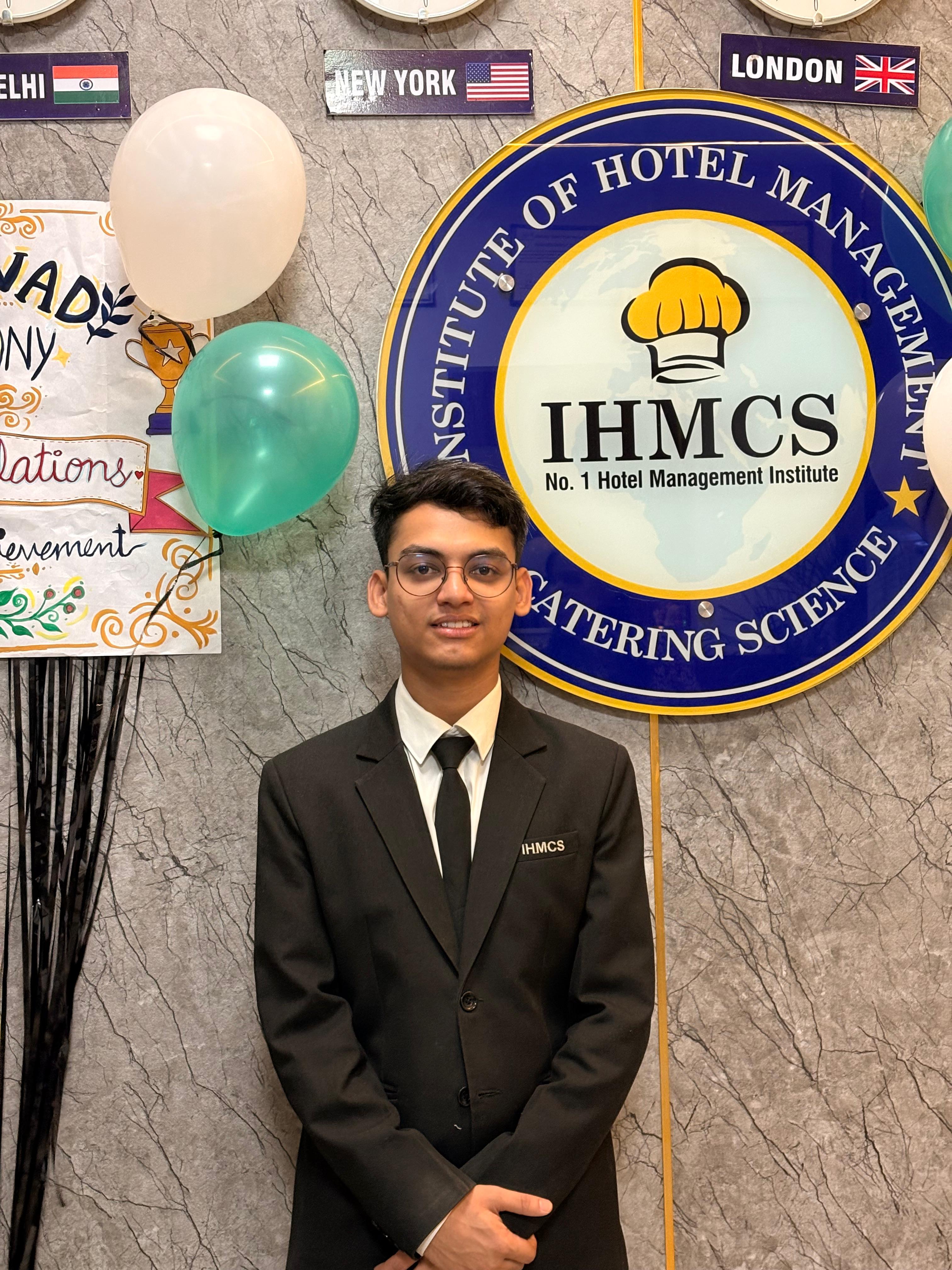 Mr. Sagar Paudel placed at ITC New Delhi